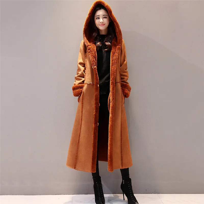 Winter Women Outerwear 2018 New Medium Long Warm Hooded Female Woolen Coat Single-Breasted Thickening Ladies Woolen Jacket Cw165
Winter Women Outerwear 2018 New Medium Long Warm Hooded Female Woolen Coat Single-Breasted Thickening Ladies Woolen Jacket Cw165