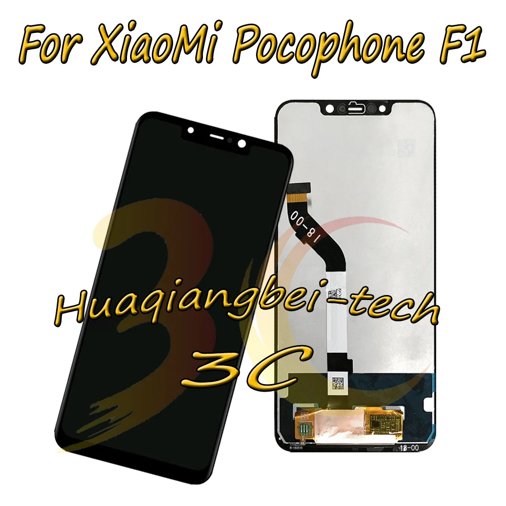 6.18'' New Black For Xiaomi Pocophone F1 Full LCD DIsplay + Touch Screen Digitizer Assembly For Xiaomi Poco F1 100% Tested
6.18'' New Black For Xiaomi Pocophone F1 Full LCD DIsplay + Touch Screen Digitizer Assembly For Xiaomi Poco F1 100% Tested