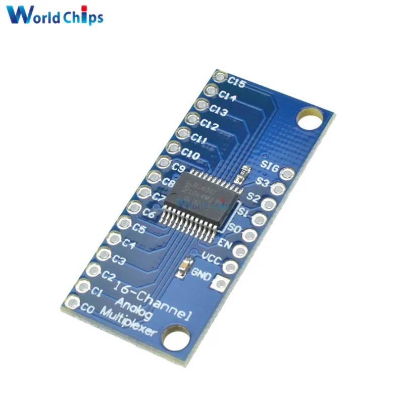 CD74HC4067 16 канальный аналоговый цифровой мультиплексный модуль для Arduino 2 в 6
