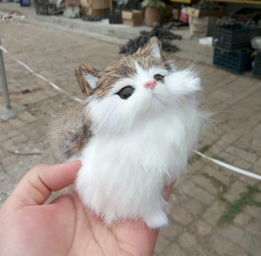 Simulation gray and white cat polyethylene&furs cat model funny gift about 10*9CM
Simulation gray and white cat polyethylene&furs cat model funny gift about 10*9CM