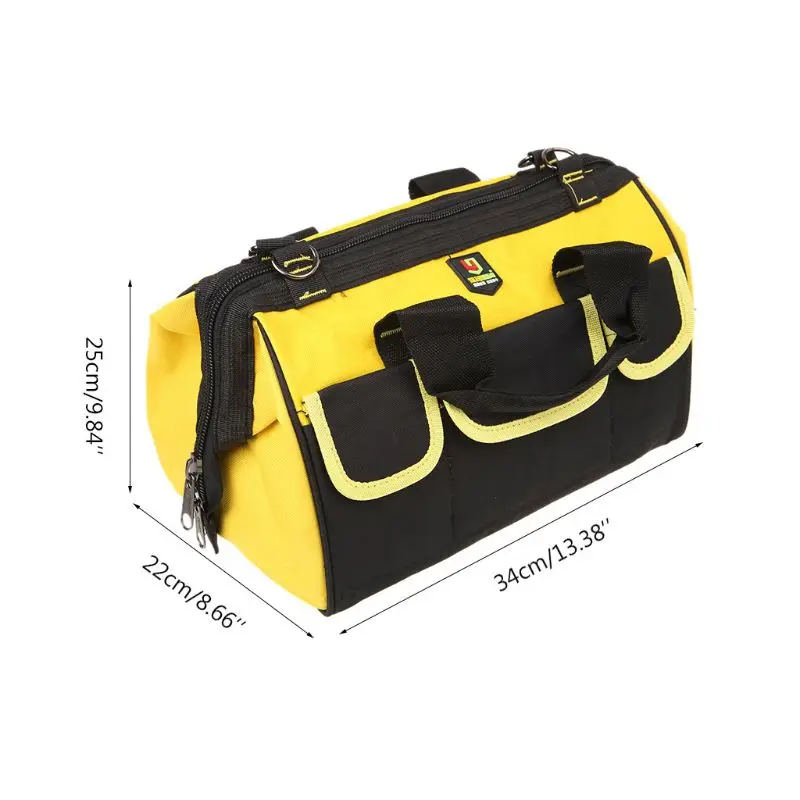 Multifunctional Portable Electrical Repairing Tool Kit Large Capacity Oxford Cloth Bag Shoulder Case For Plumber Electrician
Multifunctional Portable Electrical Repairing Tool Kit Large Capacity Oxford Cloth Bag Shoulder Case For Plumber Electrician