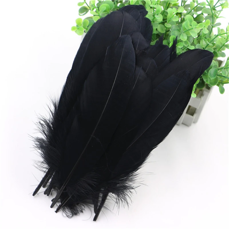 50pcs/lot Natural Large Black White Goose Feather 15-25cm For Craft Hats Embellishments Floral Arrangement Material Accessories
50pcs/lot Natural Large Black White Goose Feather 15-25cm For Craft Hats Embellishments Floral Arrangement Material Accessories