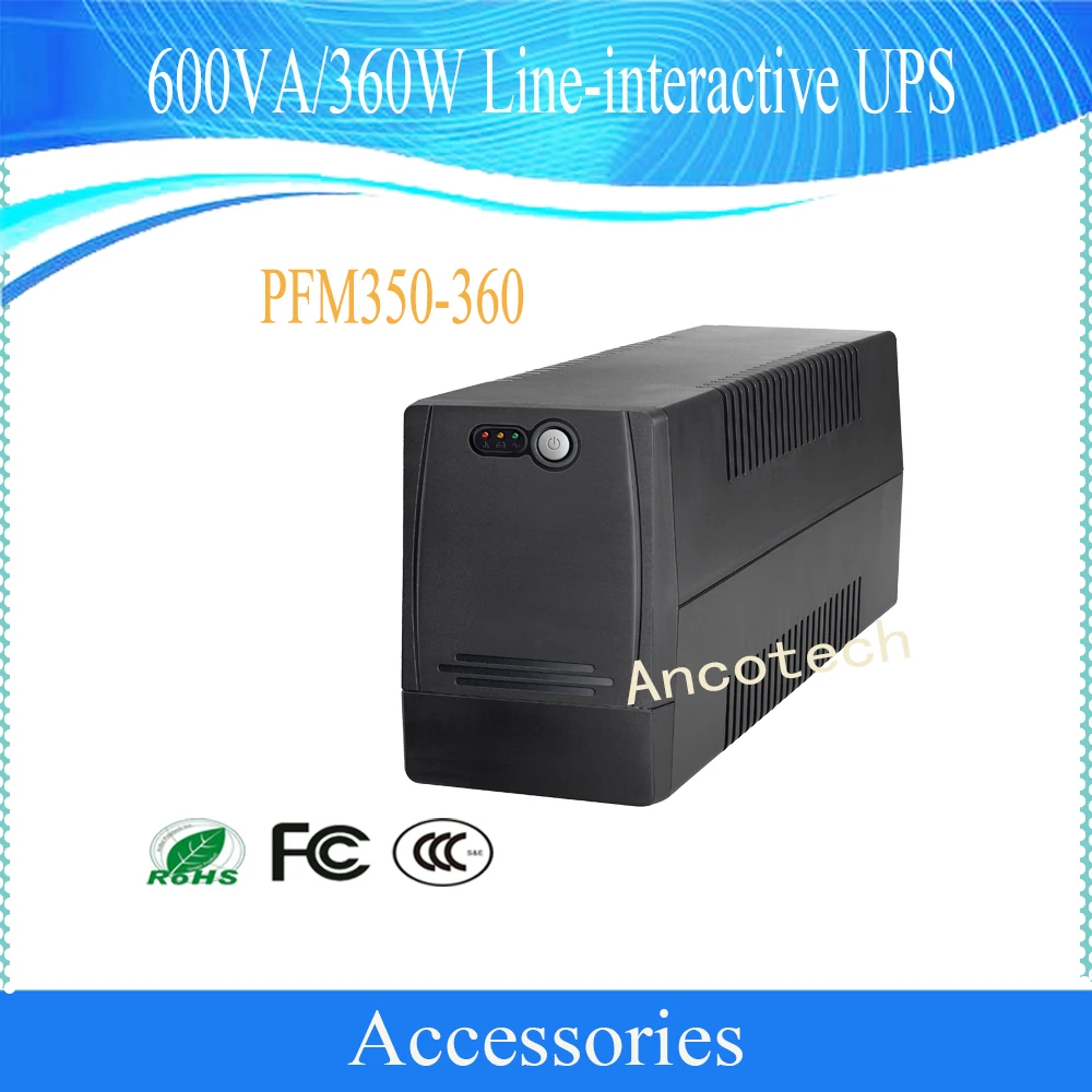 CCTV 600VA/360W линия Интерактивная UPS источник бесперебойного питания PFM350 360|supply power| |