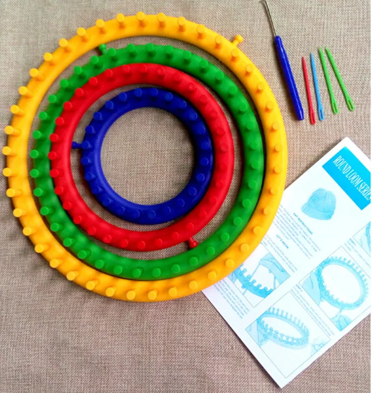 NEW LONG RING KNITTING KNITTER SET OF 8 SIZE LOOMS CRAFT KIT SET SOCK SCARF HAT SWEATERS Round 14/19/24/29CM Long 26/36/47/58 CM
NEW LONG RING KNITTING KNITTER SET OF 8 SIZE LOOMS CRAFT KIT SET SOCK SCARF HAT SWEATERS Round 14/19/24/29CM Long 26/36/47/58 CM