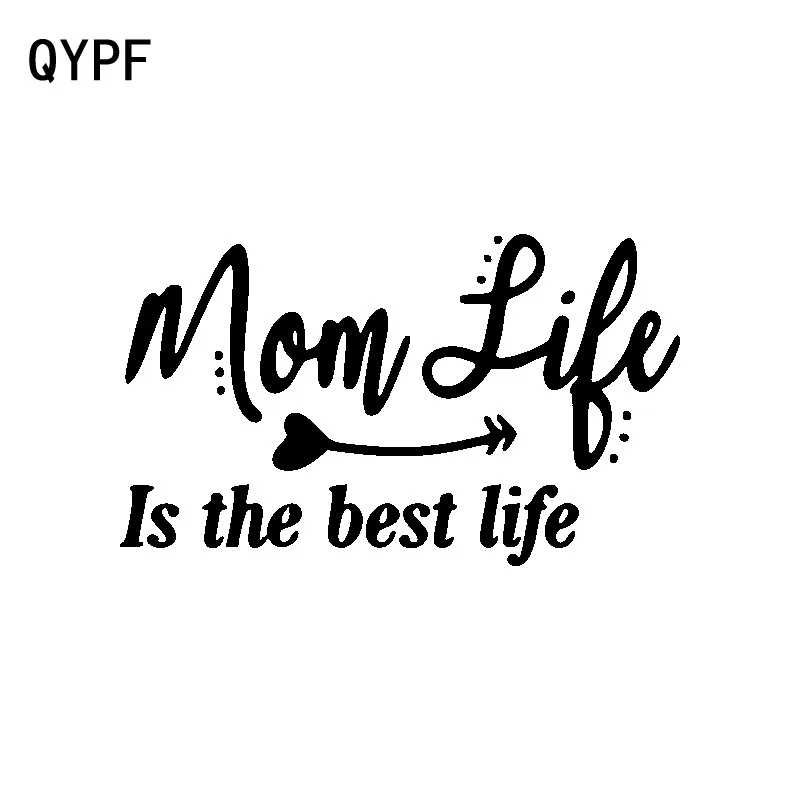 QYPF 15.3CM*9CM Mom Life Is The Best Life Fashion Retro-reflective Vinyl Car Sticker Decal Black Silver C15-2890
QYPF 15.3CM*9CM Mom Life Is The Best Life Fashion Retro-reflective Vinyl Car Sticker Decal Black Silver C15-2890