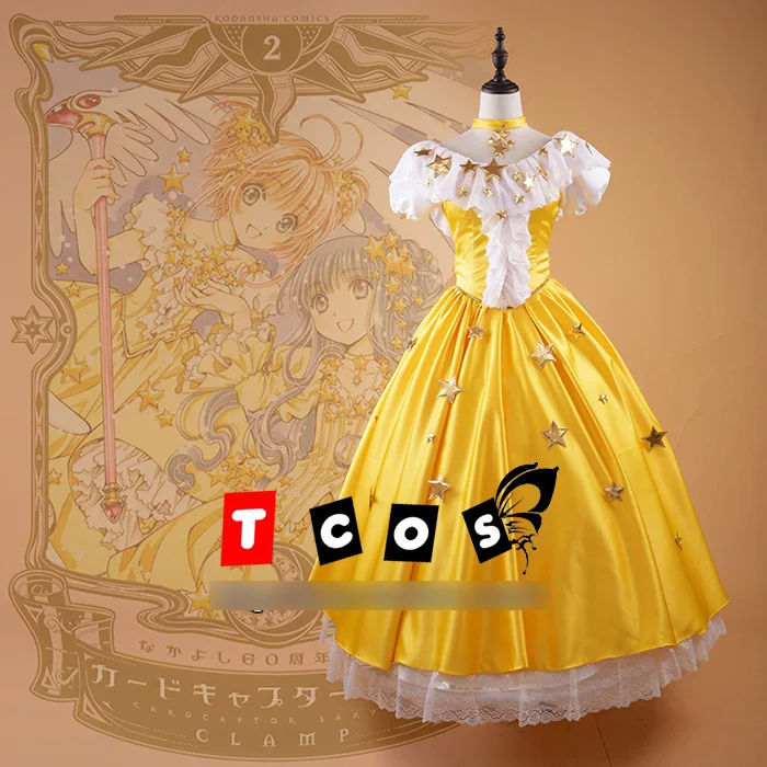 Аниме Card captor Сакура Томойо звезды платье косплей костюм лолита Униформа Хэллоуин костюм для женщин наряд новый
Аниме Card captor Сакура Томойо звезды платье косплей костюм лолита Униформа Хэллоуин костюм для женщин наряд новый