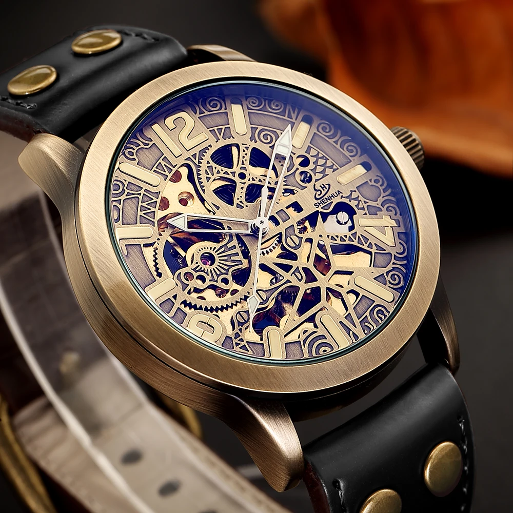 Classy Men's Mechanical Automatic Wristwatch for Men Mens Watch Skeleton Self Winding Roman Numbers Analog Leather Wrist Watches
Classy Men's Mechanical Automatic Wristwatch for Men Mens Watch Skeleton Self Winding Roman Numbers Analog Leather Wrist Watches