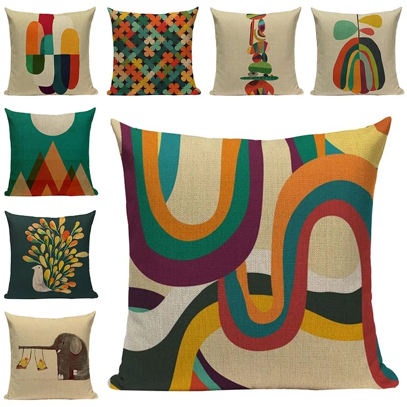 Sunrise Creative Cartoon Pattern Cushion Covers Animals Cotton Linen Art Pillowscases Decorative Chair Cushion Sofa Home Decor
Sunrise Creative Cartoon Pattern Cushion Covers Animals Cotton Linen Art Pillowscases Decorative Chair Cushion Sofa Home Decor