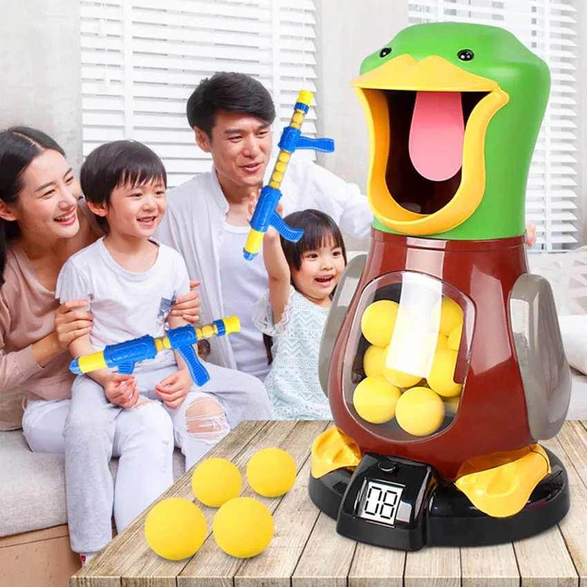 1Set Air Powered Boy Kids Safety Soft Bullet Toy Gun Target Bullet Toy Funny Gift Indoor Hit Hungry Duck Game
1Set Air Powered Boy Kids Safety Soft Bullet Toy Gun Target Bullet Toy Funny Gift Indoor Hit Hungry Duck Game