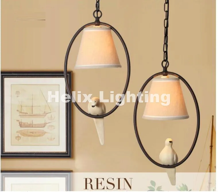 Modern E27 Nordic Retro Iron Lamp Cute Bird Design Industrial Pendant Lamp Lighting Attic Living Room Art pendant lamp Lighting
Modern E27 Nordic Retro Iron Lamp Cute Bird Design Industrial Pendant Lamp Lighting Attic Living Room Art pendant lamp Lighting