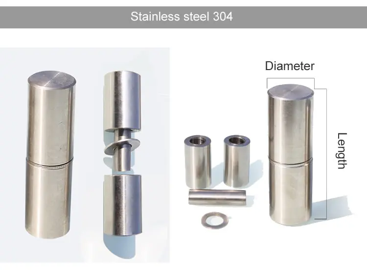 Stainless steel 304,Cylindrical hinges,Detachable for outdoor Metal door ,18x60mm,15lots( 30pcs)
Stainless steel 304,Cylindrical hinges,Detachable for outdoor Metal door ,18x60mm,15lots( 30pcs)