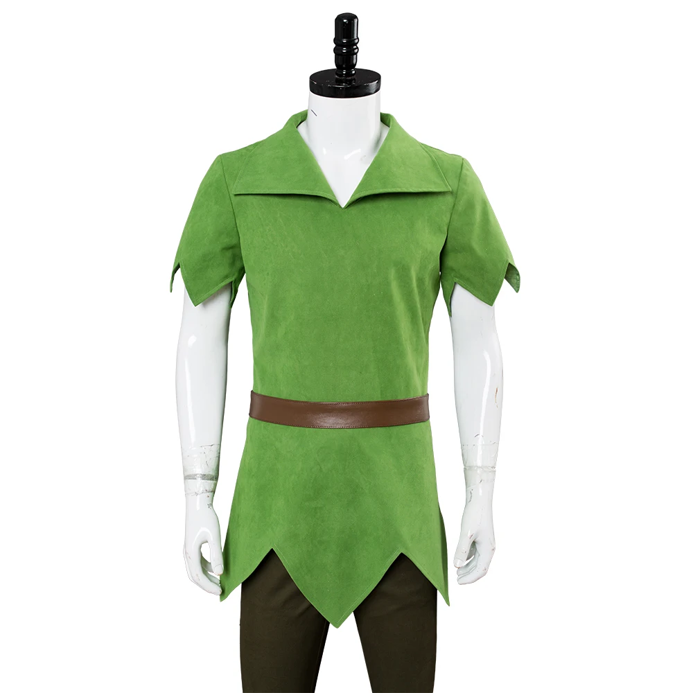 Movie PeterPan Peter Pan Cosplay Costume Green Top Pants Hat Belt Halloween Carnival Costumes Custom Made Adult
Movie PeterPan Peter Pan Cosplay Costume Green Top Pants Hat Belt Halloween Carnival Costumes Custom Made Adult
