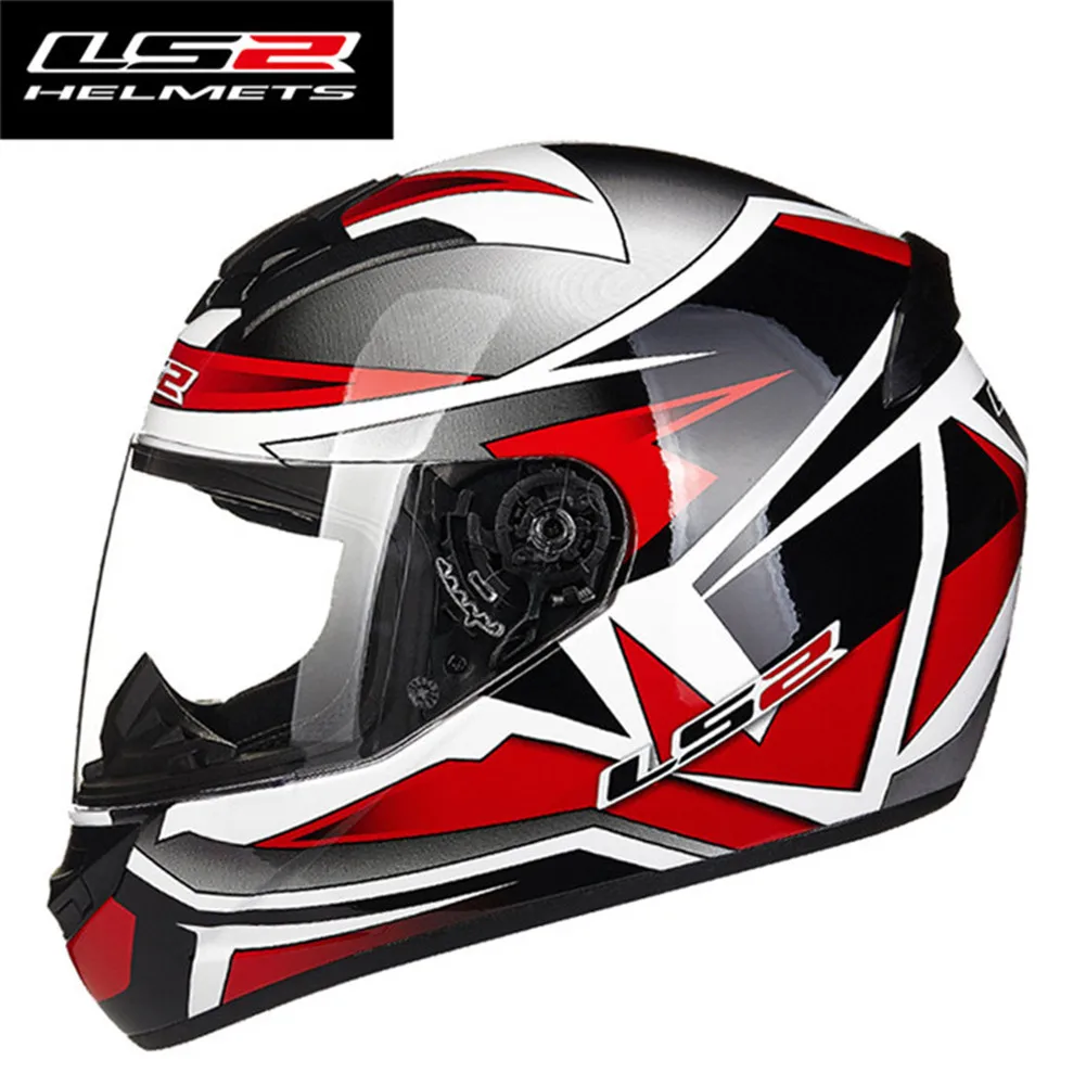 LS2 шлемы мотоциклетные мужские полный уход за кожей лица гонки Cascos Мото шлем каск