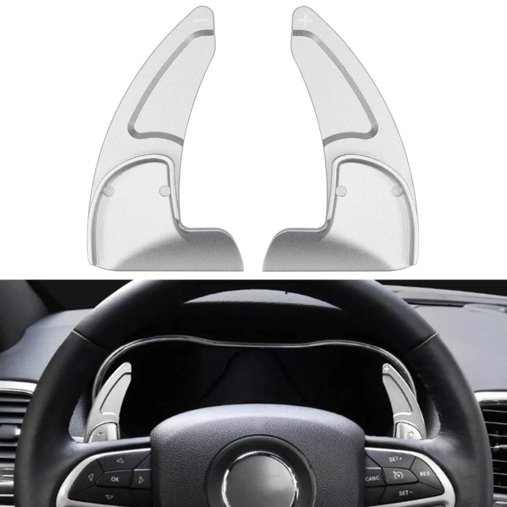 Chuang Qian 2Pcs Steering Wheel Shift Paddle Shifter Trim Cover For Jeep Grand Cherokee 2014-2019 Newest (Silver)
Chuang Qian 2Pcs Steering Wheel Shift Paddle Shifter Trim Cover For Jeep Grand Cherokee 2014-2019 Newest (Silver)