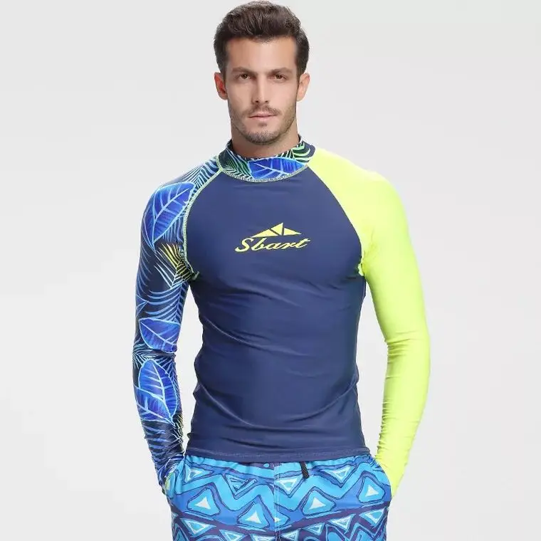 Men's rash guard shirt Mens Long Sleeved T-Shirt Swimwear Wakeboard Floatsuit Tops UV Swimming RashGuard
Men's rash guard shirt Mens Long Sleeved T-Shirt Swimwear Wakeboard Floatsuit Tops UV Swimming RashGuard