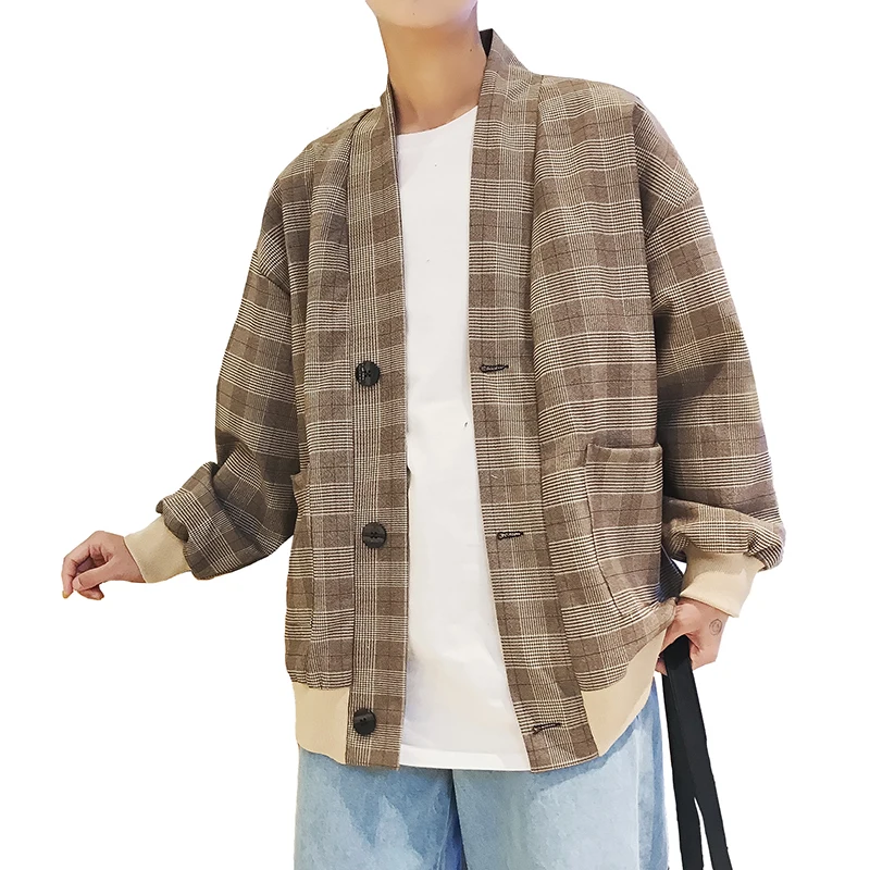 2020 Japan Style Men's Lattice Streetwear Brand Bomber Jacket Loose Youth Windbreaker High Quality Fashion Coats M-2XL
2020 Japan Style Men's Lattice Streetwear Brand Bomber Jacket Loose Youth Windbreaker High Quality Fashion Coats M-2XL