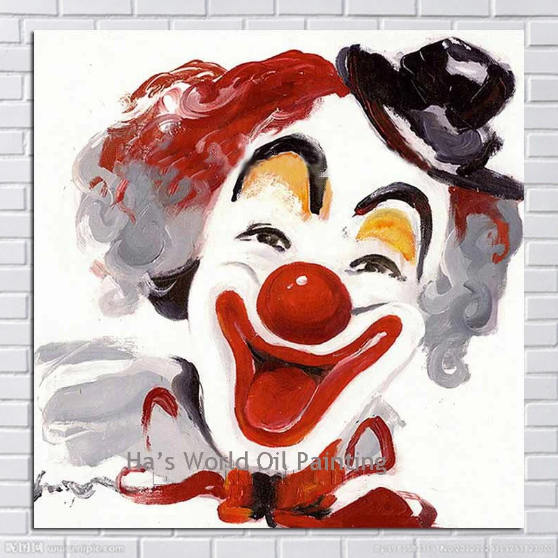 Large Handpainted Abstract Acteur clown Oil Paintings On Canvas Figure Painting Modern painting Home Decor Wall Art Pictures
Large Handpainted Abstract Acteur clown Oil Paintings On Canvas Figure Painting Modern painting Home Decor Wall Art Pictures