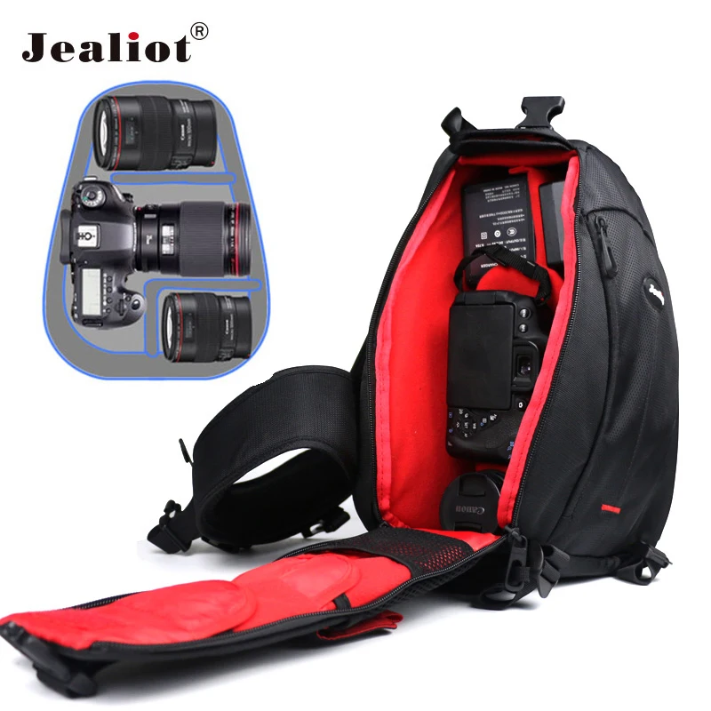 Jealiot Triangle SLR camera bag case tripod Shoulder Bag lens Waterproof Travel DSLR Video Photo Digital Camera bag for Conon
Jealiot Triangle SLR camera bag case tripod Shoulder Bag lens Waterproof Travel DSLR Video Photo Digital Camera bag for Conon