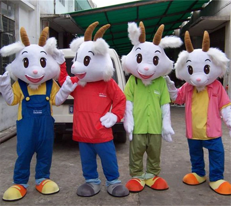 Goat Mascot Costume White Sheep Mascot Costume Fancy Dress Outfit Halloween Cosplay Costume
Goat Mascot Costume White Sheep Mascot Costume Fancy Dress Outfit Halloween Cosplay Costume