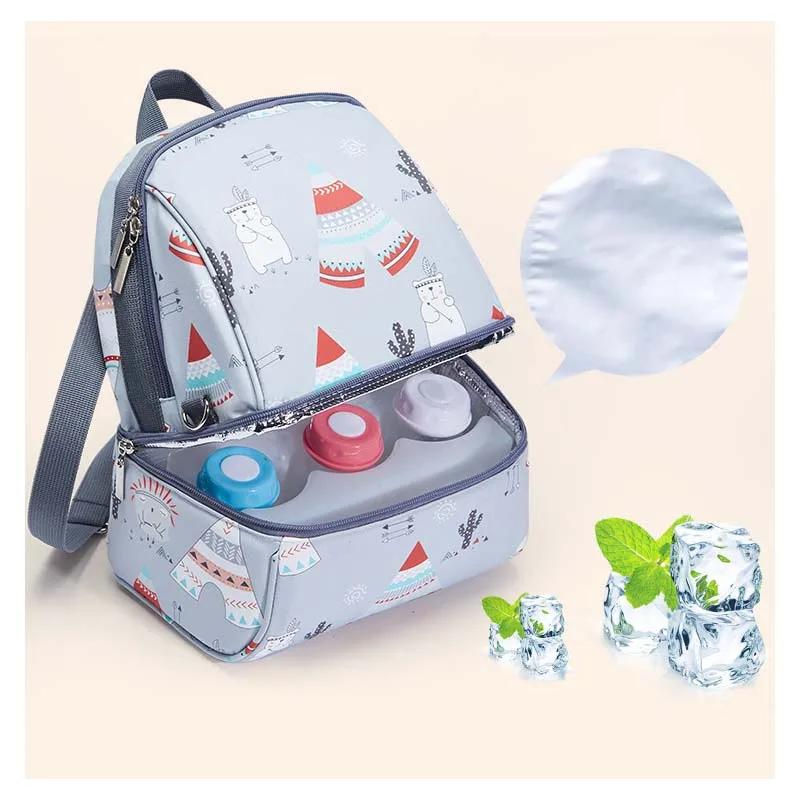 Multifunctional back milk bag liner fresh insulation bottle package travel baby care bag waterproof portable refrigerated Mummy
Multifunctional back milk bag liner fresh insulation bottle package travel baby care bag waterproof portable refrigerated Mummy
