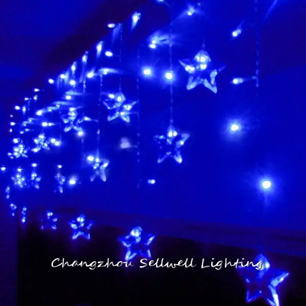 GREAT!LED holiday bulb wedding celebration decoration 140 pcs blue five pointed star lamp H282
GREAT!LED holiday bulb wedding celebration decoration 140 pcs blue five pointed star lamp H282