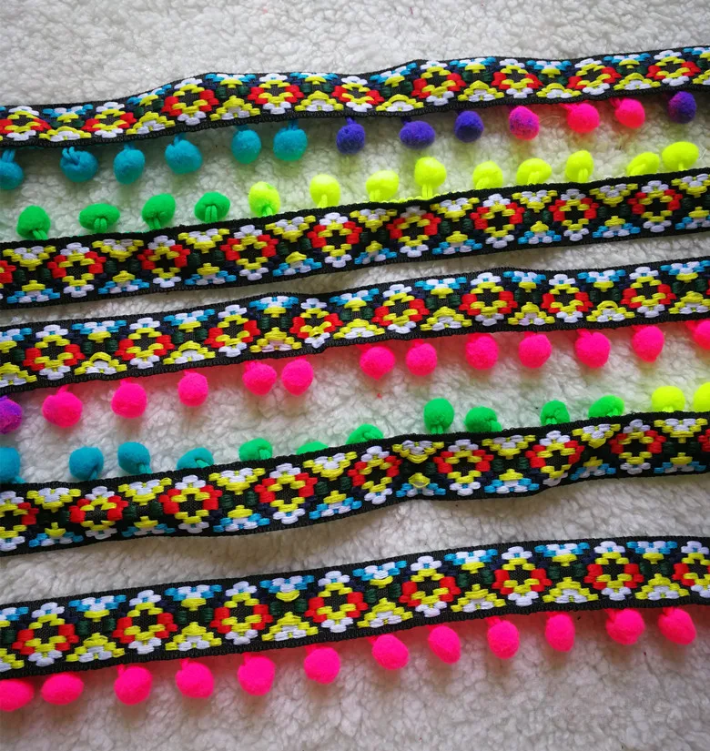 new rainbow color space dye lace trim pompom areata iridescence lace Ball Ribbon bag clothing decoration materials
new rainbow color space dye lace trim pompom areata iridescence lace Ball Ribbon bag clothing decoration materials