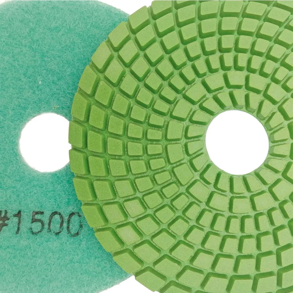 SHDIATOOL 10pcs Dia 4"/100mm Grit 1500# Diamond Flexible Wet Polishing Pad Resin Bond Sanding Disc Stone Polisher Pad
SHDIATOOL 10pcs Dia 4"/100mm Grit 1500# Diamond Flexible Wet Polishing Pad Resin Bond Sanding Disc Stone Polisher Pad