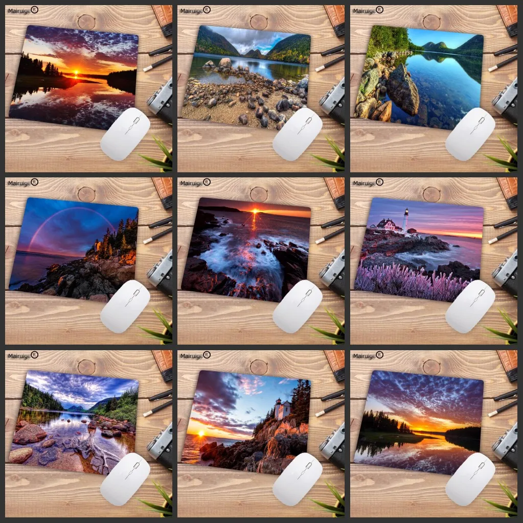Mairuige Big Promotion Sunrise Island Seaside Scenery Laptop Mouse Pad Computer Gaming Small Mouse Pad Gamer Play Mats 22X18CM
Mairuige Big Promotion Sunrise Island Seaside Scenery Laptop Mouse Pad Computer Gaming Small Mouse Pad Gamer Play Mats 22X18CM