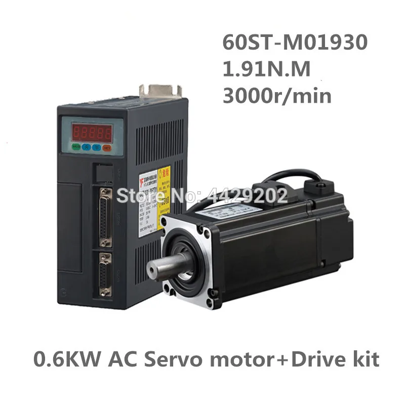 60ST-M01930 220V 600W 3000RPM AC Servo motor 1.91N.M. Single-Phase ac servomotor drive permanent magnet Matched Driver AASD-15A
60ST-M01930 220V 600W 3000RPM AC Servo motor 1.91N.M. Single-Phase ac servomotor drive permanent magnet Matched Driver AASD-15A