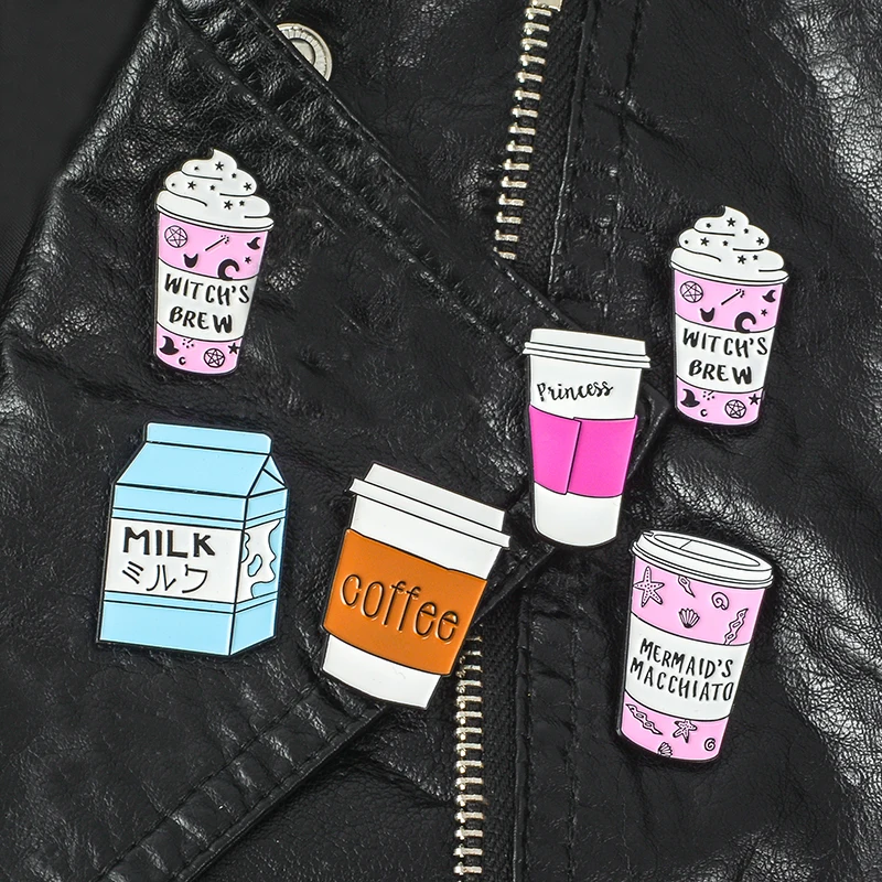 Coffee and milk pins Brooches Backpack Bags Hats Leather jeckets Accessories Food jewelry Coffee jewelry Milk jewelry
Coffee and milk pins Brooches Backpack Bags Hats Leather jeckets Accessories Food jewelry Coffee jewelry Milk jewelry