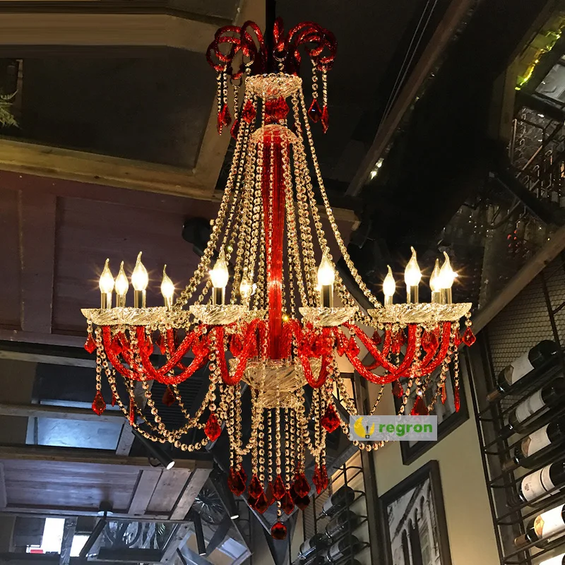 Restaurant Purple crystal Chandelier ceiling Red glass Chandelier Cafe lighting New Bar lamp Colorful Lamparas E14 modern lamp
Restaurant Purple crystal Chandelier ceiling Red glass Chandelier Cafe lighting New Bar lamp Colorful Lamparas E14 modern lamp