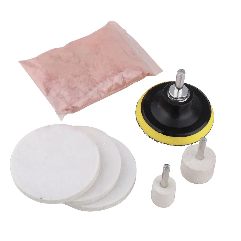 8pcs/set 120g Cerium Oxide Glass Polishing Powder Kit for Car Deep Scratch Remover Accessories
8pcs/set 120g Cerium Oxide Glass Polishing Powder Kit for Car Deep Scratch Remover Accessories