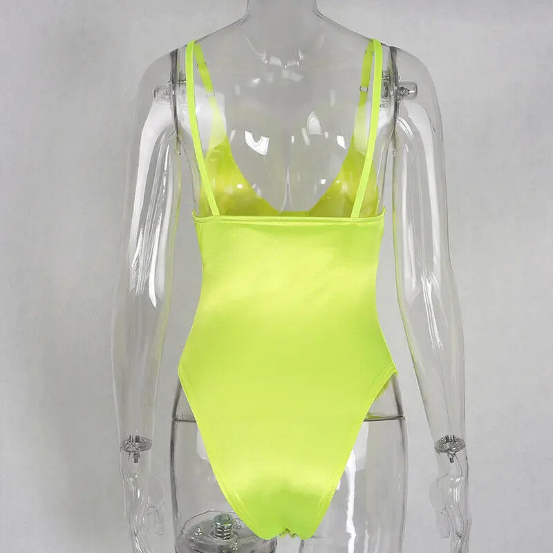 Sexy Women Strappy Bright Silk Bodysuits Summer Ladies New Leotard Stretch Jumpsuit Bodysuit Clubwear Trousers
Sexy Women Strappy Bright Silk Bodysuits Summer Ladies New Leotard Stretch Jumpsuit Bodysuit Clubwear Trousers
