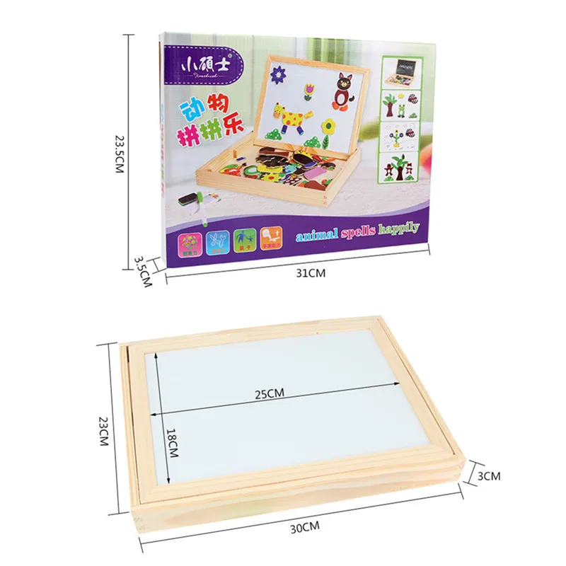 100+PCS Montessori Wooden Magnetic Puzzle Figure/Animals/ Vehicle /Circus Drawing Board Educational Toy for Children Gift
100+PCS Montessori Wooden Magnetic Puzzle Figure/Animals/ Vehicle /Circus Drawing Board Educational Toy for Children Gift