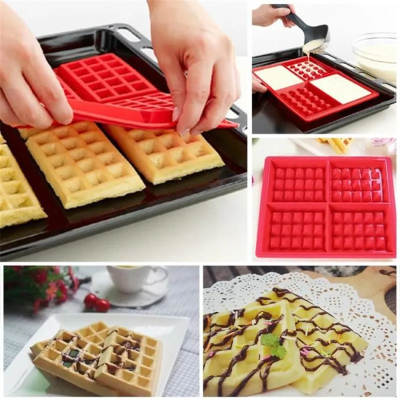 Waffle Makers for Kids Silicone Cake Mould Waffle Mould Silicone Bakeware Set Nonstick Silicone Baking Mold Set
Waffle Makers for Kids Silicone Cake Mould Waffle Mould Silicone Bakeware Set Nonstick Silicone Baking Mold Set