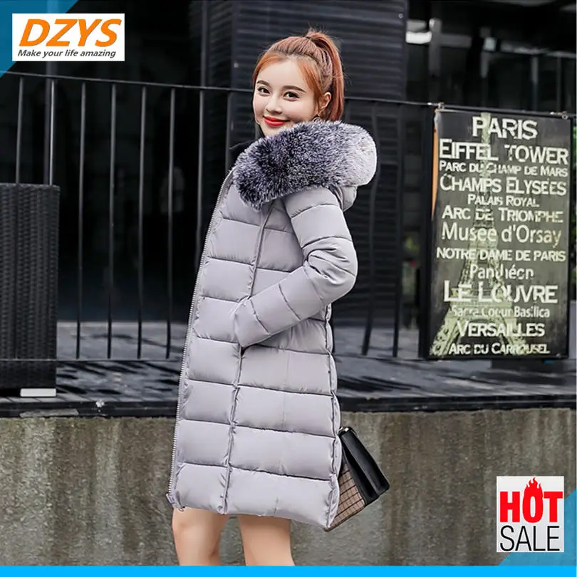 DZYS Big size thickened two sides wear down cotton suit lady medium long cotton dress fashion coat 2018 Winter New
DZYS Big size thickened two sides wear down cotton suit lady medium long cotton dress fashion coat 2018 Winter New