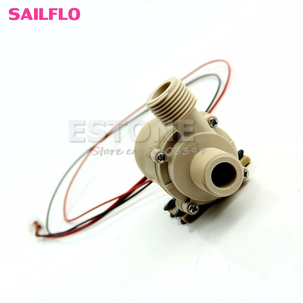 New DC 12V Solar Hot Water Circulation Pump Brushless Motor Water Pump 3M G08 Whosale&DropShip