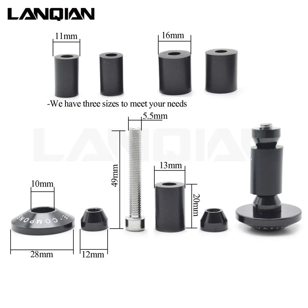 Universal 7/8 22mm motorcycle handlebar end grips Anti Vibration Silder Plug for Honda Hornet CB599 CB600 CB919 CBR 600 F2 F3 F4
Universal 7/8 22mm motorcycle handlebar end grips Anti Vibration Silder Plug for Honda Hornet CB599 CB600 CB919 CBR 600 F2 F3 F4