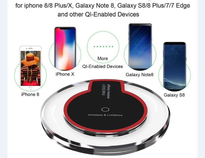 Mini Qi Wireless Charger For Apple iPhone Xs Max X 8 Plus Samsung Galaxy Note 9 8 S9 S8 Desktop Fast Wireless Charging Pad
Mini Qi Wireless Charger For Apple iPhone Xs Max X 8 Plus Samsung Galaxy Note 9 8 S9 S8 Desktop Fast Wireless Charging Pad