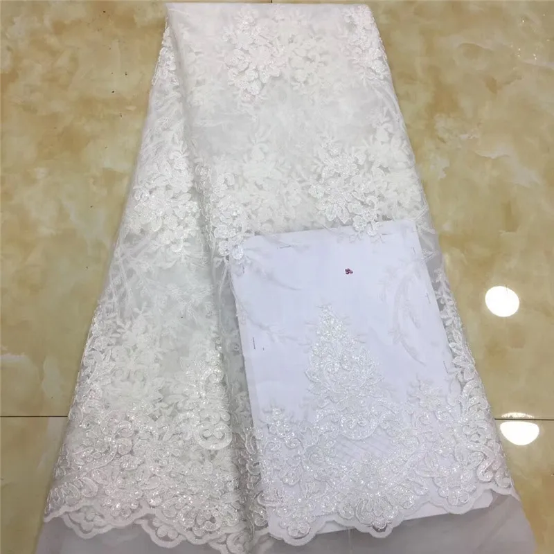 2019 high quality French Nigerian sequins net lace,African tulle mesh sequence lace fabric for party dress 5yards/lot white
2019 high quality French Nigerian sequins net lace,African tulle mesh sequence lace fabric for party dress 5yards/lot white