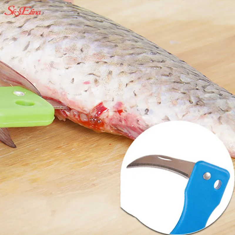Scraping Scale Kill Fish инструмент для приготовления пищи с ножом креативная