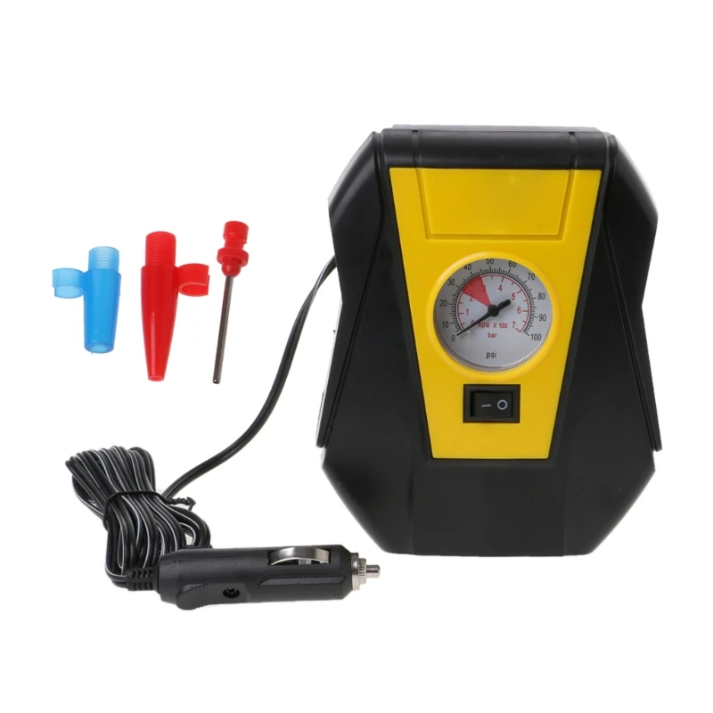 Portable Electric Car Tire Inflator Pump 12V Car Air Compressor Pump LED Light Inflatable Pump for Outdoor Emergency
Portable Electric Car Tire Inflator Pump 12V Car Air Compressor Pump LED Light Inflatable Pump for Outdoor Emergency