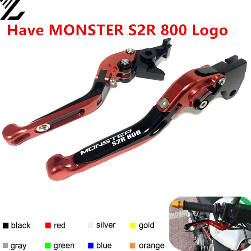 

For Ducati MONSTER S2R 800 2005 2006 2007 CNC Adjustable Folding Extendable Motorcycle Brake Clutch Levers