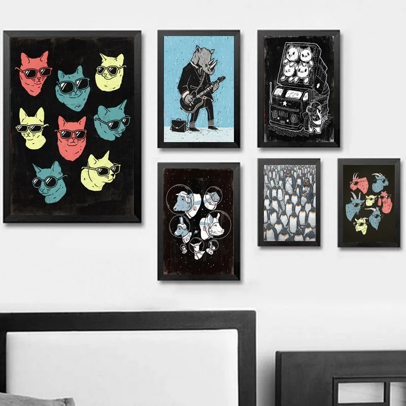 Animals Funny Dog Cat Panda Lion Watercolor Canvas Art Prints Painting Wall Picture for Children Living Room Decor
Animals Funny Dog Cat Panda Lion Watercolor Canvas Art Prints Painting Wall Picture for Children Living Room Decor