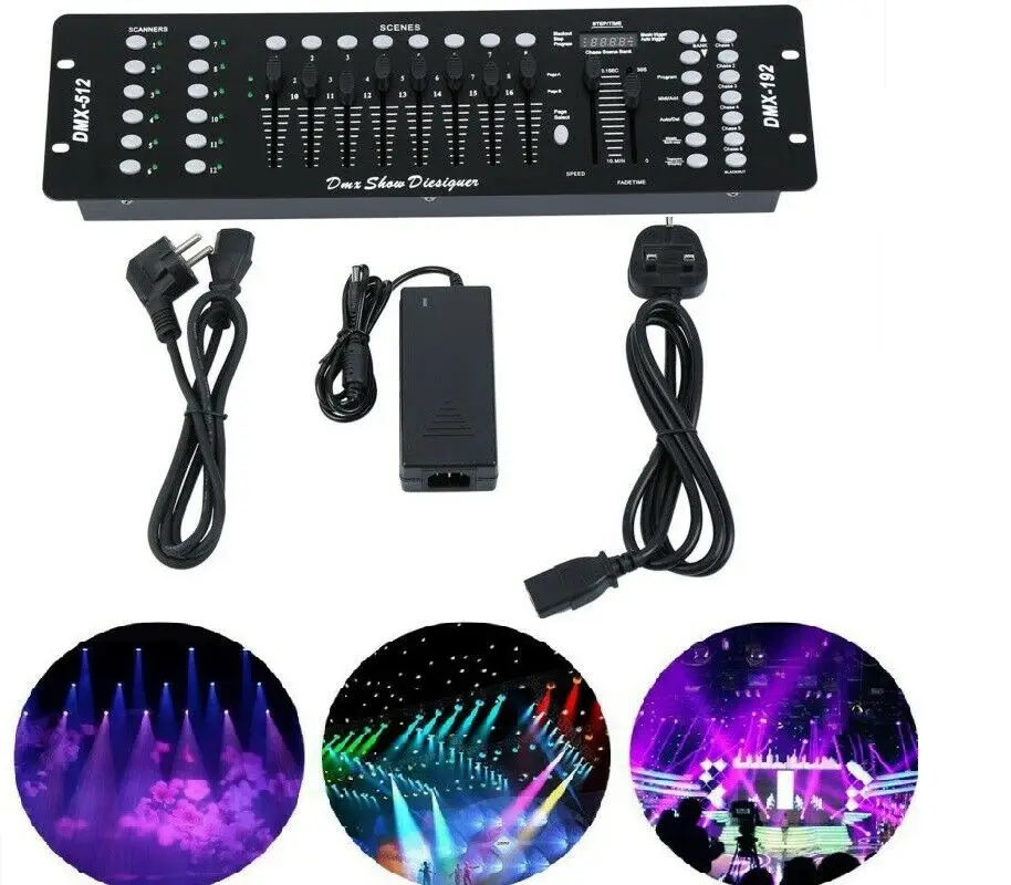 Yonntech 192 Channels DMX512 Controller Console for Stage Light Disco Party
Yonntech 192 Channels DMX512 Controller Console for Stage Light Disco Party
