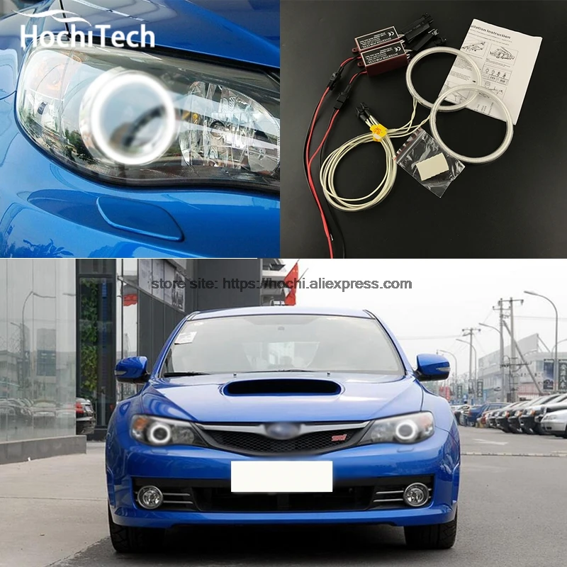 Фара HochiTech WHITE 6000K CCFL комплект фар с ангельскими глазами ангельские глаза для Subaru