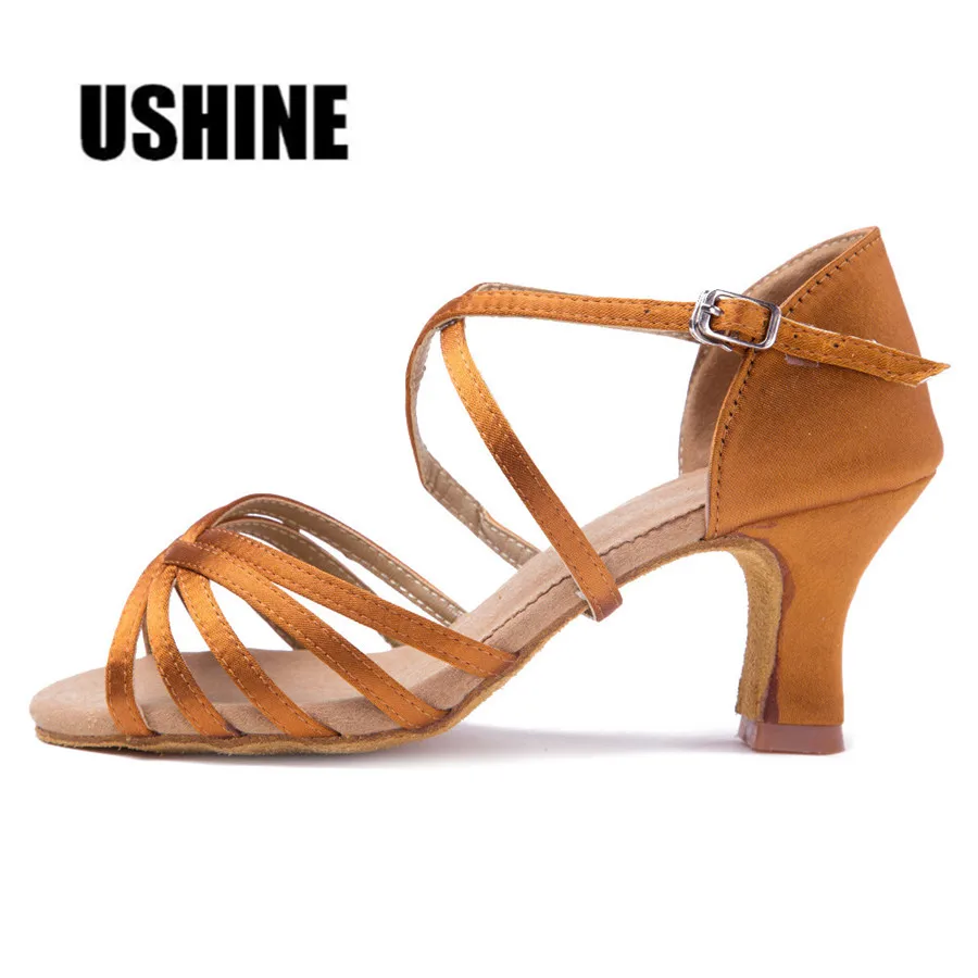 WZJ Heel 7cm/5cm Brown Without Knot Zapatos De Baile Latino Mujer Latin Dance Shoes Satin Professional 7cm Women
WZJ Heel 7cm/5cm Brown Without Knot Zapatos De Baile Latino Mujer Latin Dance Shoes Satin Professional 7cm Women