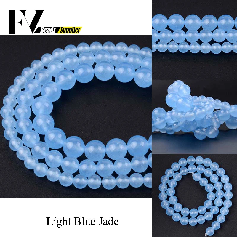 Natural Light Blue Jades Round Loose Beads 4 6 8 10 12mm Gem Stone Beads for Jewelry Making Bracelet Diy Necklace Accessories
Natural Light Blue Jades Round Loose Beads 4 6 8 10 12mm Gem Stone Beads for Jewelry Making Bracelet Diy Necklace Accessories