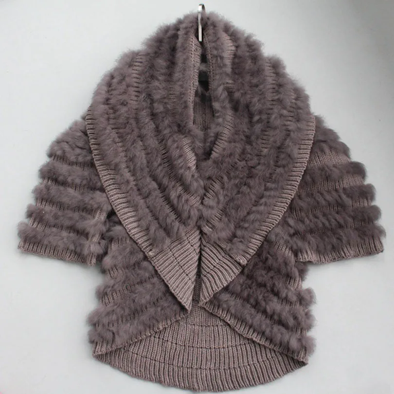 2018 Winter Women Vest Rabbit Fur coat Thick Lady Outerwear Short Female Fashion Slim Coat | Женская одежда