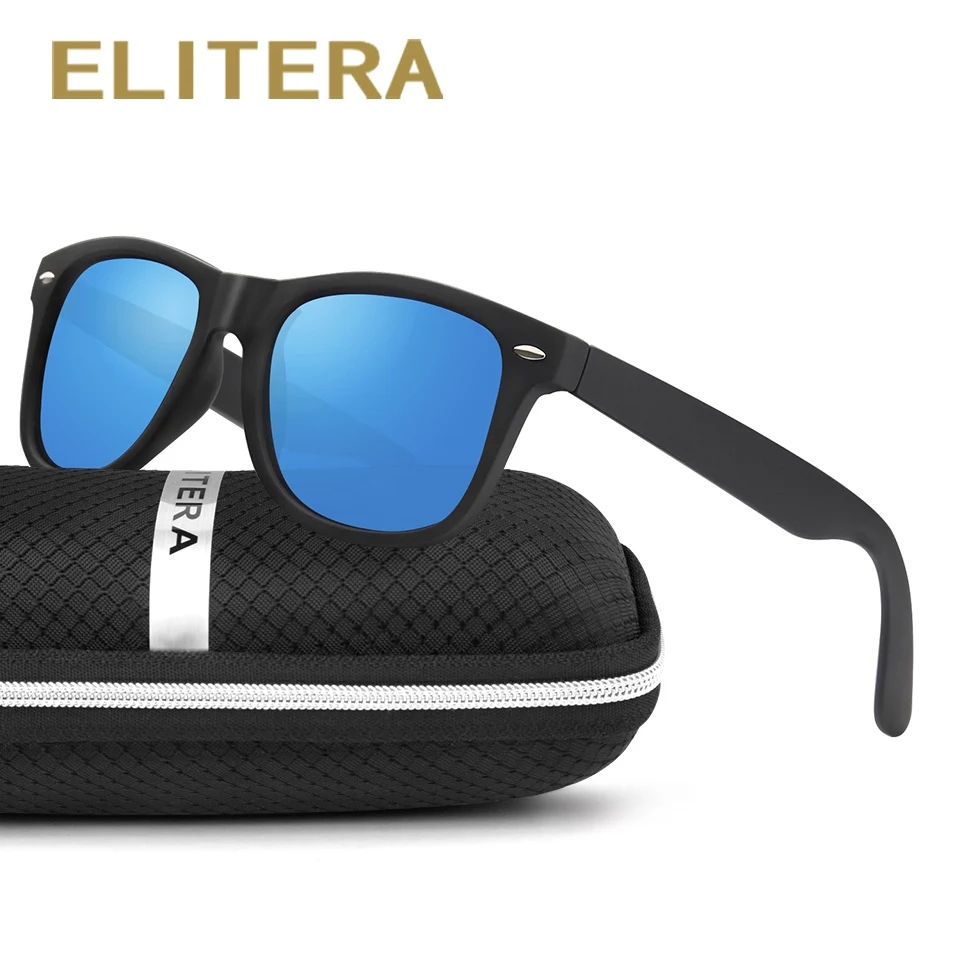 

Elitera классический Солнцезащитные очки для женщин Для мужчин Для женщин бренд поляризованные Защита от солнца Стекло поляризованные линзы м...